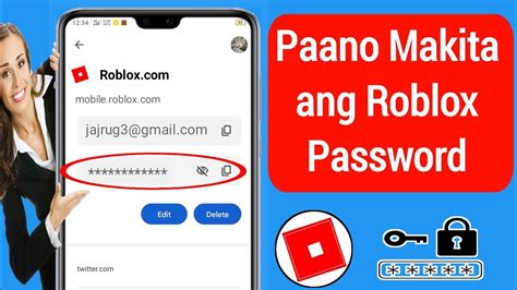 Paano makikita ang iyong password sa Roblox kung nakalimutan .